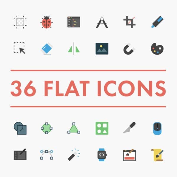 Graphic Design Icons Set