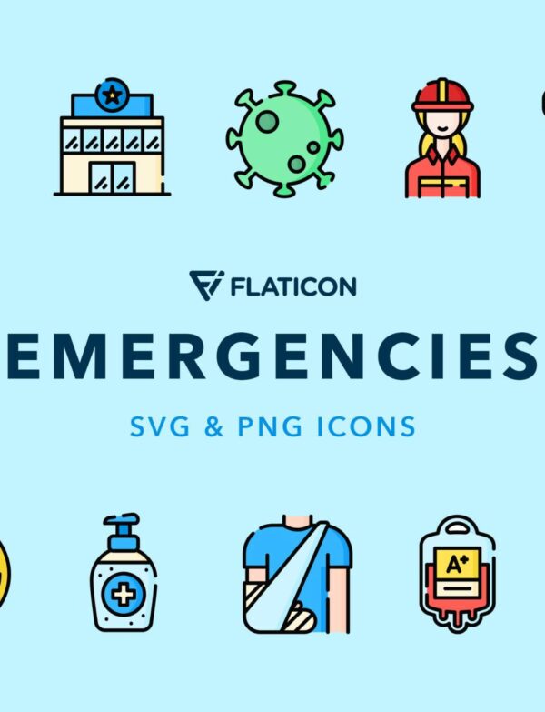 Emergencies Vector Icons