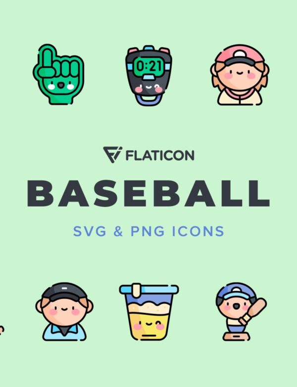 Baseball Vector Icons