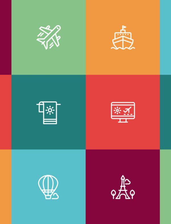Travel & Vacation Icons Set