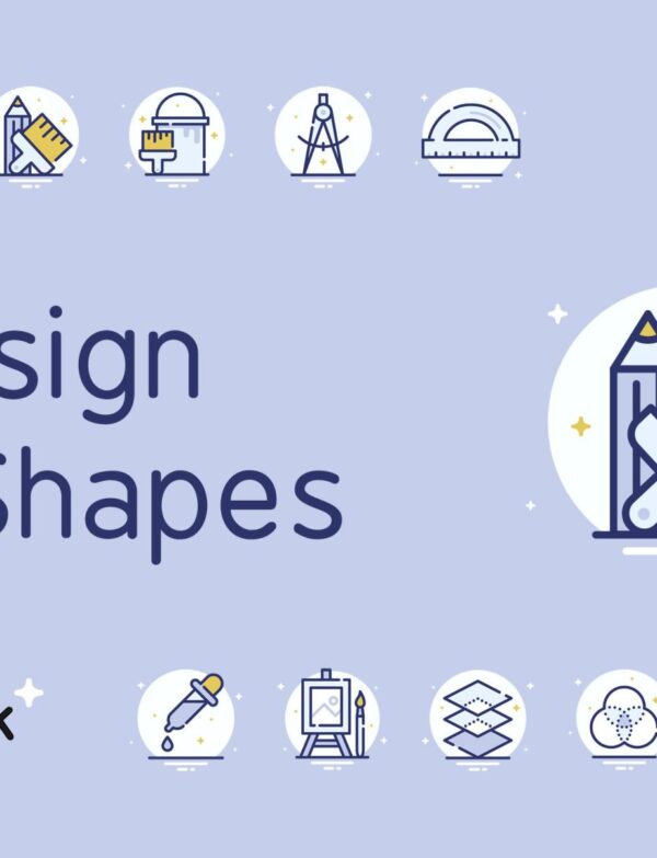 25 Design & Shapes Icons