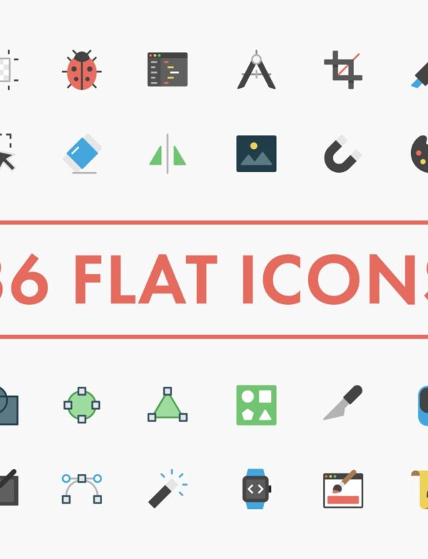 Graphic Design Icons Set